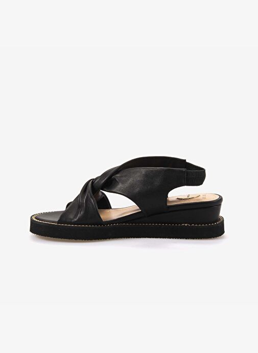 Mocassini Hakiki Deri Kadın Sandalet 7690 - Görsel 3