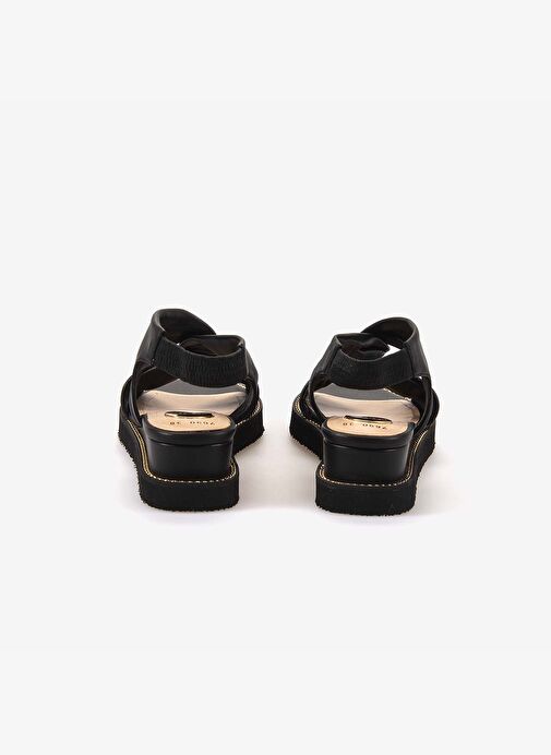 Mocassini Hakiki Deri Kadın Sandalet 7690 - Görsel 5