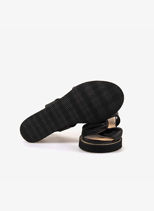 Mocassini Hakiki Deri Kadın Sandalet 7690 - Görsel 6