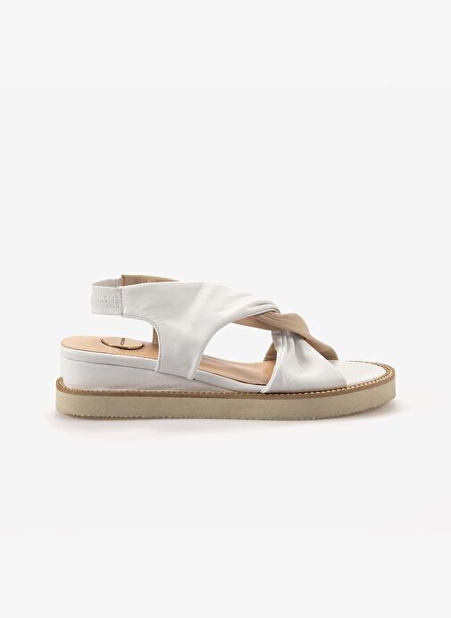 Mocassini Hakiki Deri Kadın Sandalet 7690 - Görsel 2