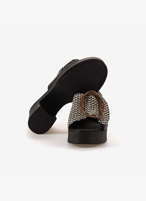 Kemal Tanca Kadın Topuklu Terlik 06-0015-88 - Görsel 6