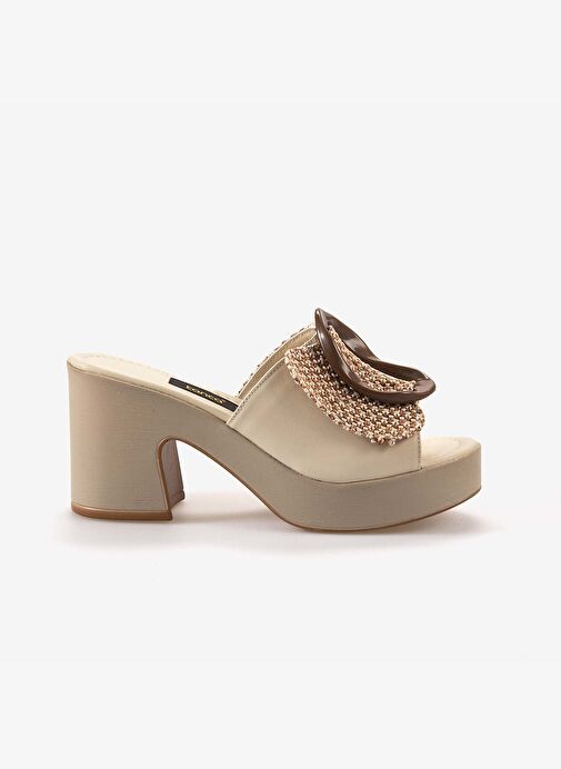 Kemal Tanca Kadın Topuklu Terlik 06-0015-88 - Görsel 2