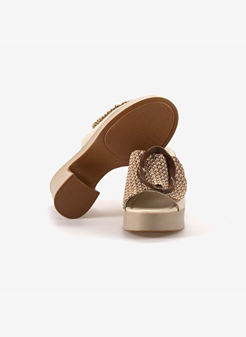 Kemal Tanca Kadın Topuklu Terlik 06-0015-88 - Görsel 6