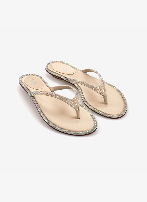 Rouge Kadın Taşlı Terlik R1-5 - Görsel 4