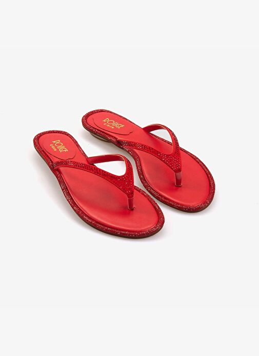 Rouge Kadın Taşlı Terlik R1-5 - Görsel 4