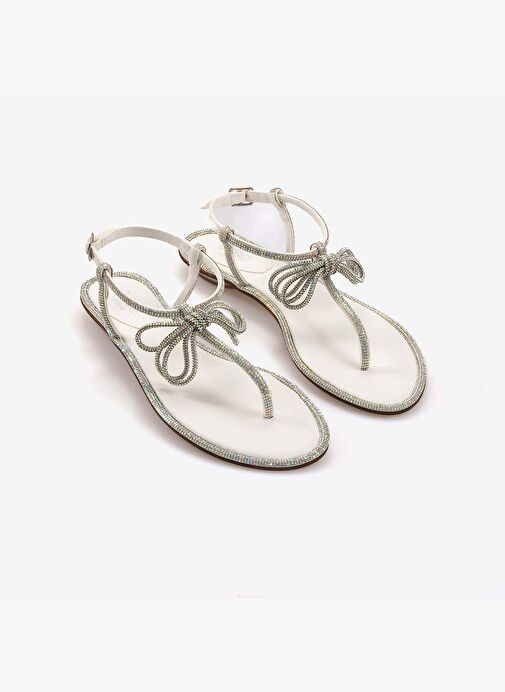 Rouge Kadın Taşlı Sandalet R1-4 - Görsel 4