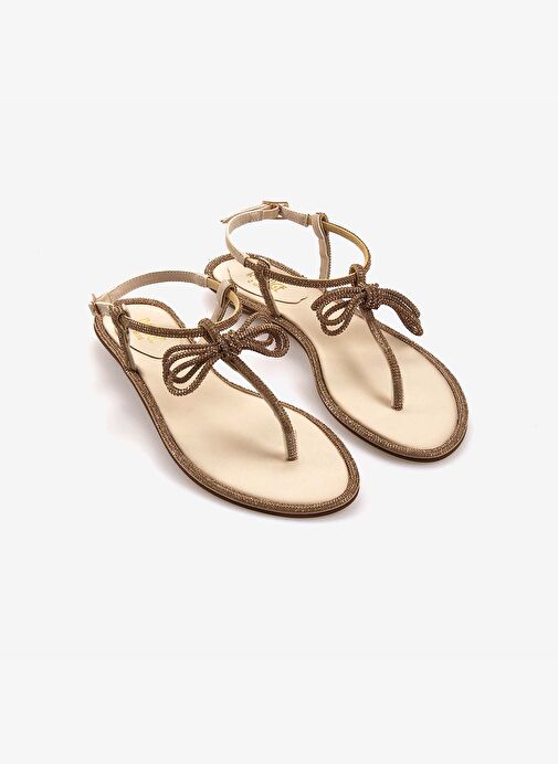 Rouge Kadın Taşlı Sandalet R1-4 - Görsel 4