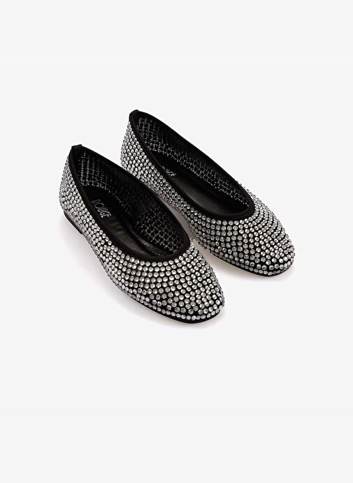 Rouge Kadın Taşlı Babet 138D - Görsel 4