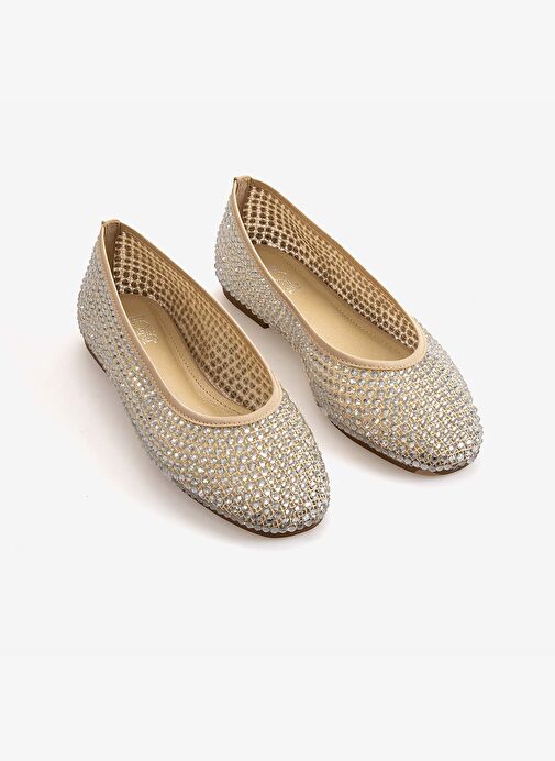 Rouge Kadın Taşlı Babet 138D - Görsel 4