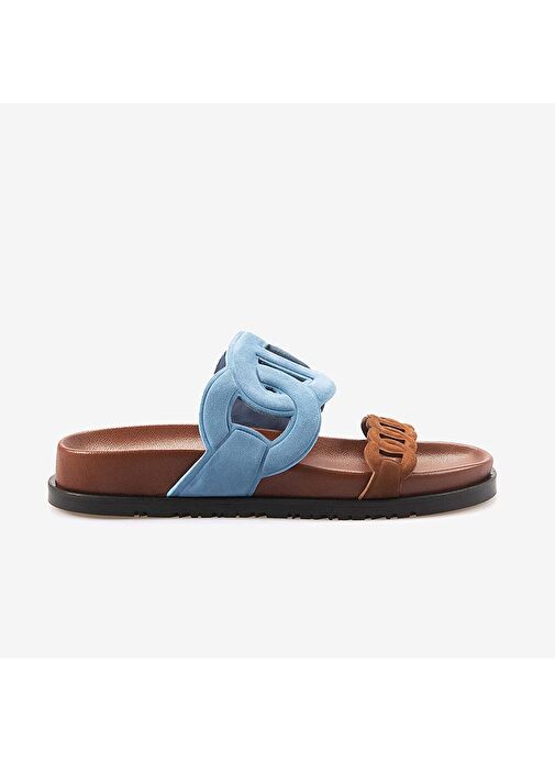 Rouge Hakiki Deri Kadın Terlik 3060-13 - Görsel 2