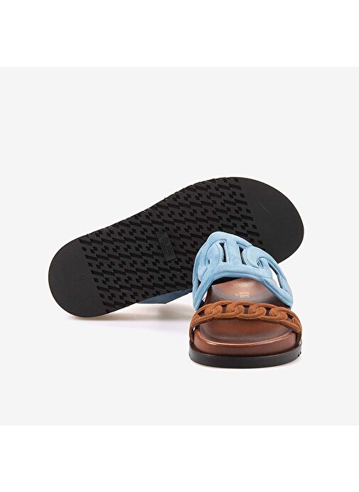 Rouge Hakiki Deri Kadın Terlik 3060-13 - Görsel 6