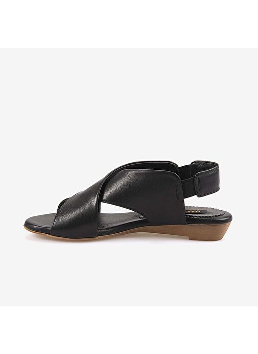 Kemal Tanca Hakiki Deri Eva Taban Kadın Sandalet 9011 - Görsel 3