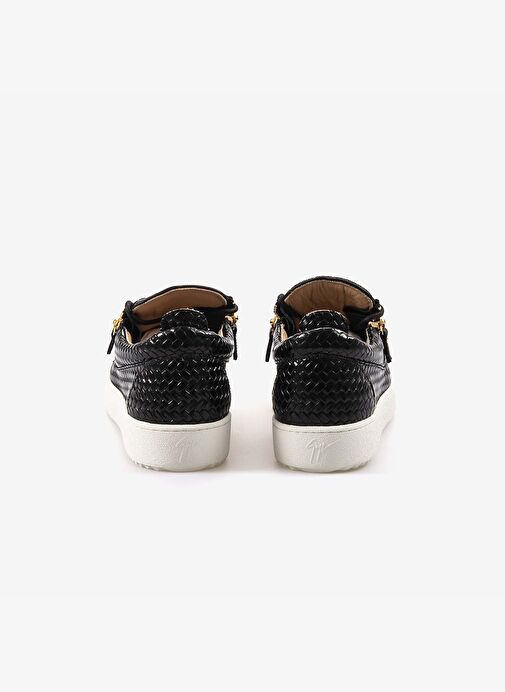Giuseppe Zanotti Siyah Fermuarlı Erkek Spor & Sneaker Ayakkabı RM50012 - Görsel 5