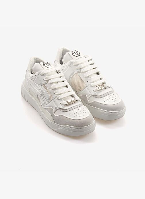 Philipp Plein Bağcıklı Erkek Spor & Sneaker Ayakkabı MSC4017 - Görsel 4