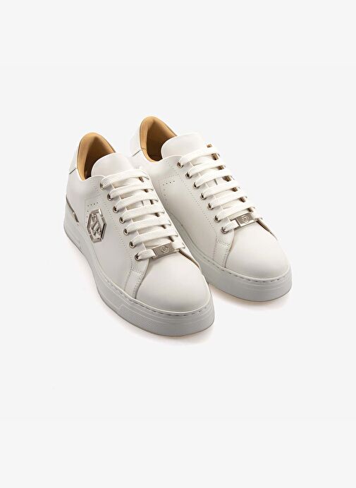 Philipp Plein Bağcıklı Erkek Spor & Sneaker Ayakkabı USC0670 - Görsel 4