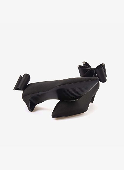 Mocassini Saten Kadın Topuklu Ayakkabı 140-24 - Görsel 6