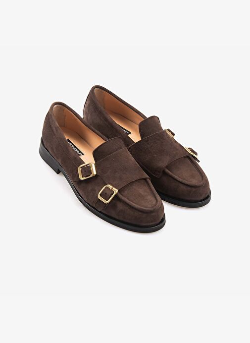 Mocassini Hakiki Deri Kadın Klasik Ayakkabı 5328-01 - Görsel 4