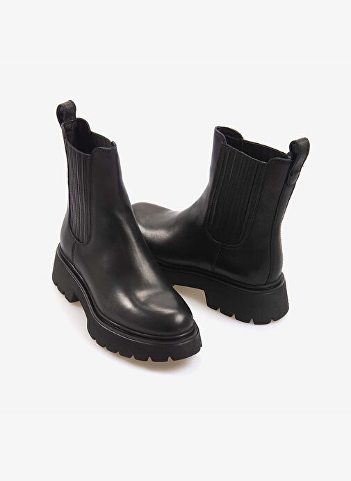 Rouge Hakiki Deri Kadın Chelsea Bot 1700-3045 - Görsel 4