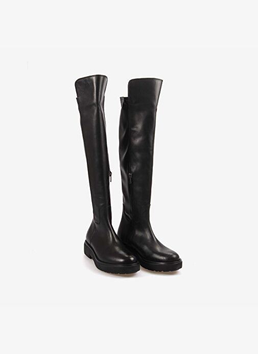 Rouge Hakiki Deri Kadın Günlük Çizme WEN5097 - Görsel 4