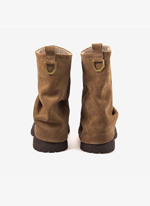 Rouge Hakiki Deri Kadın Süet Bot 1020 - Görsel 5