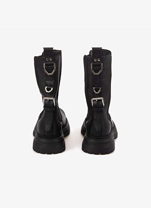 Rouge Hakiki Deri Kadın Günlük Bot 1041 - Görsel 5