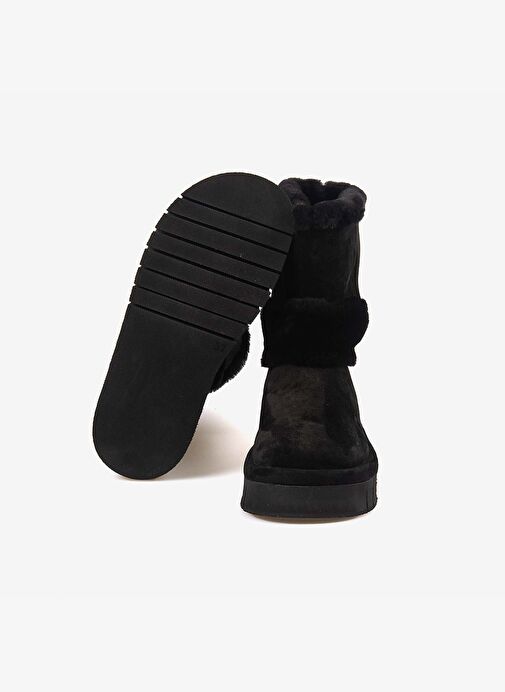 Rouge Hakiki Deri İçi Kürklü Kadın Bot 1070-1 - Görsel 6