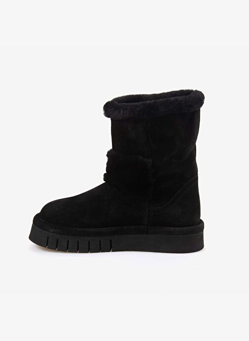 Rouge Hakiki Deri İçi Kürklü Kadın Bot 1070-1 - Görsel 3