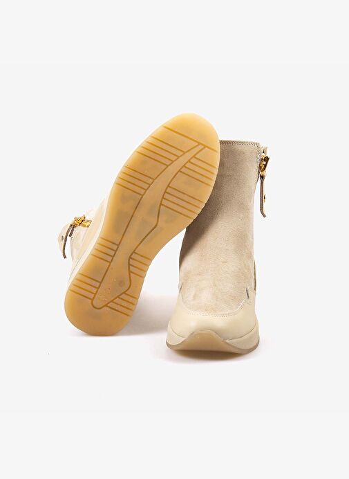 Rouge Hakiki Deri Kadın Fermuarlı Bot 1039 - Görsel 6