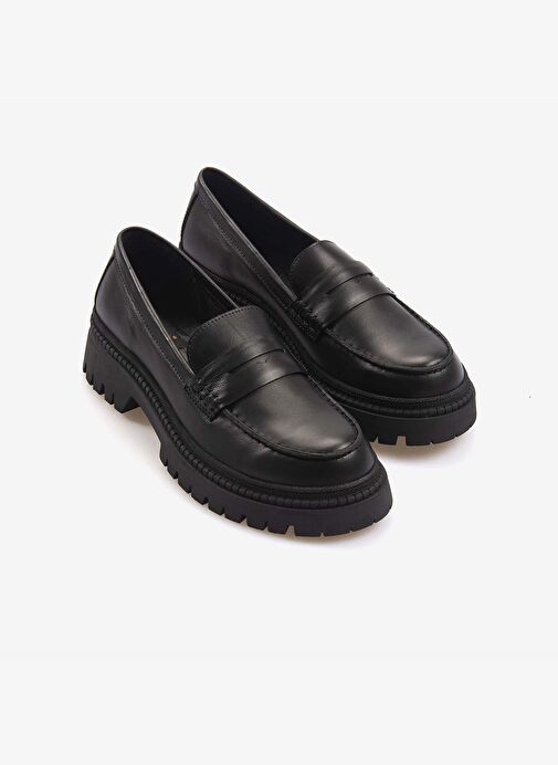 Kemal Tanca Hakiki Deri Kadın Günlük Ayakkabı 51616 - Görsel 4