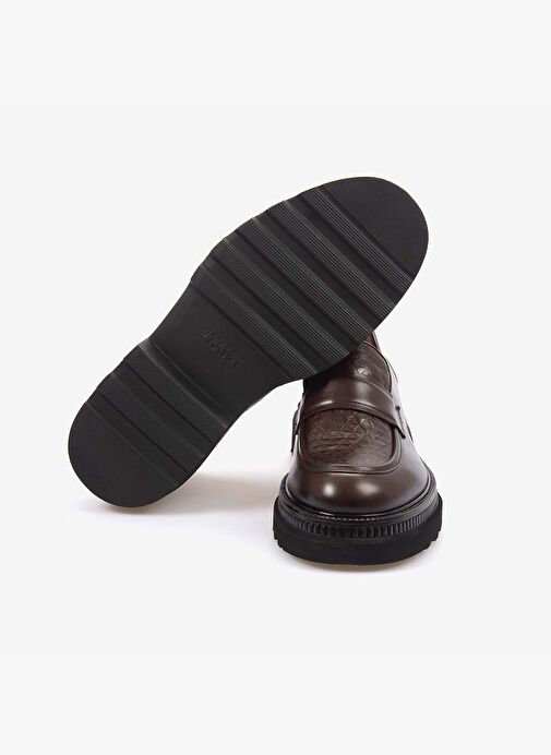 Mocassini Hakiki Deri Erkek Günlük Ayakkabı A4410-33 - Görsel 6