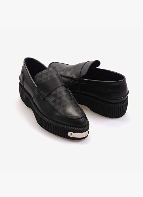 Mocassini Hakiki Deri Erkek Günlük Ayakkabı 2762A - Görsel 4