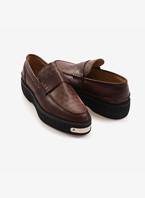 Mocassini Hakiki Deri Erkek Günlük Ayakkabı 2762A - Görsel 4