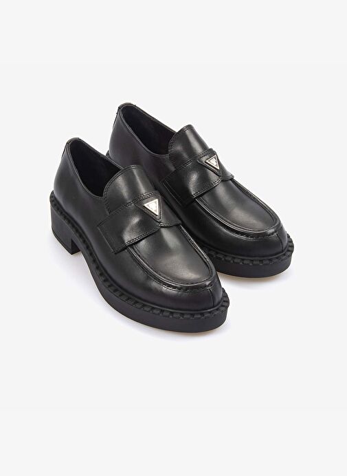 Kemal Tanca Hakiki Deri Kadın Günlük Ayakkabı 7013 - Görsel 4