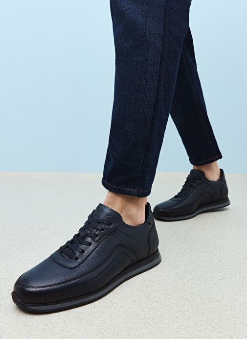 Ziya, Erkek Hakiki Deri Ayakkabı 151745Z0828 Lacivert - Görsel 2