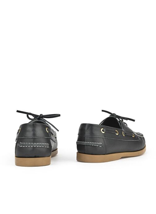 Ziya, Erkek Hakiki Deri Günlük Ayakkabı 151423Z33 Siyah - Görsel 9