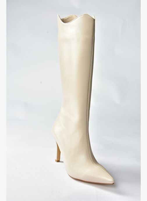 Ten İnce Yüksek Topuklu Kadın Çizme N820120009 - Görsel 6