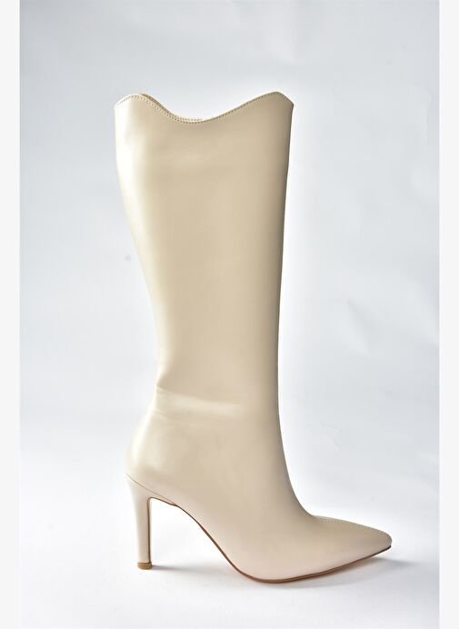 Ten İnce Yüksek Topuklu Kadın Çizme N820120009 - Görsel 7