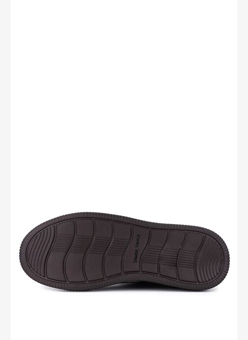 Tamer Tanca Erkek Hakiki Deri Kahverengi Sneakers & Spor Ayakkabı - Görsel 5