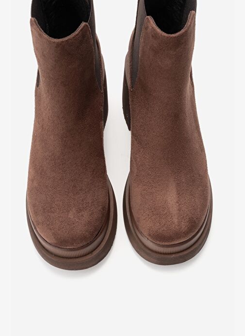 Luvi Shoes Luvi Shoes Belirsiz EMMA Kahverengi Süet Kadın Platform Topuklu Bot Boyner'de! Belirsiz - 3. görsel