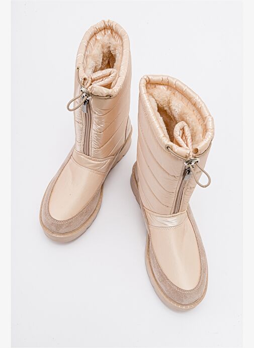 VAY Nude Fermuarlı Kadın Kar Botu - Görsel 3
