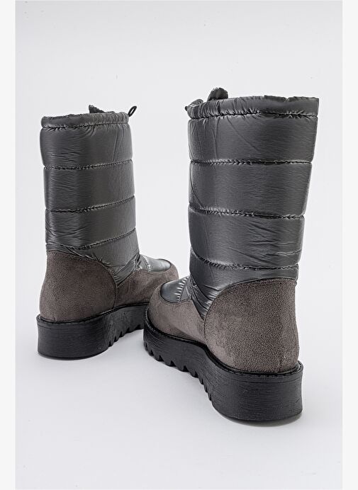 VAY Platin Fermuarlı Kadın Kar Botu - Görsel 5