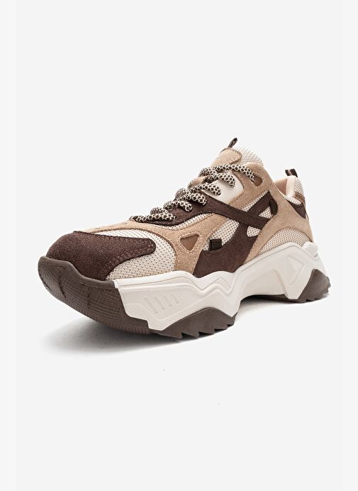 LECCE Kahverengi Süet Multi Kadın Spor Ayakkabı - Görsel 5