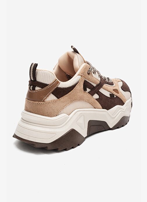 LECCE Kahverengi Süet Multi Kadın Spor Ayakkabı - Görsel 6