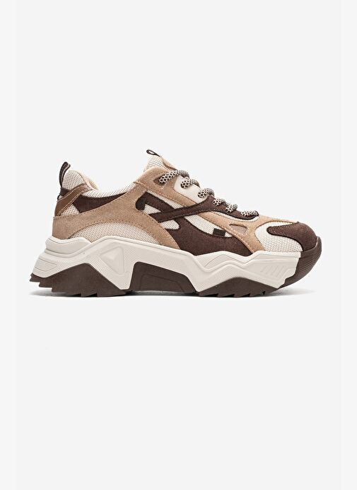 LECCE Kahverengi Süet Multi Kadın Spor Ayakkabı - Görsel 7