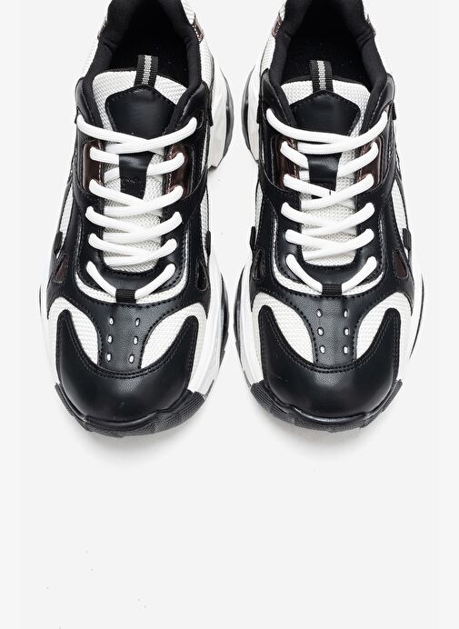 Luvi Shoes Luvi Shoes LECCE Siyah Beyaz Kadın Spor Ayakkabı Sneaker | Boyner Siyah Beyaz - 3. görsel