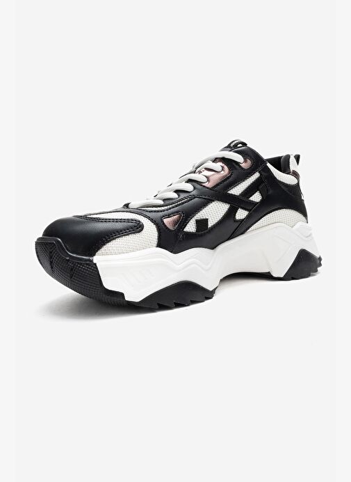 Luvi Shoes Luvi Shoes LECCE Siyah Beyaz Kadın Spor Ayakkabı Sneaker | Boyner Siyah Beyaz - 5. görsel