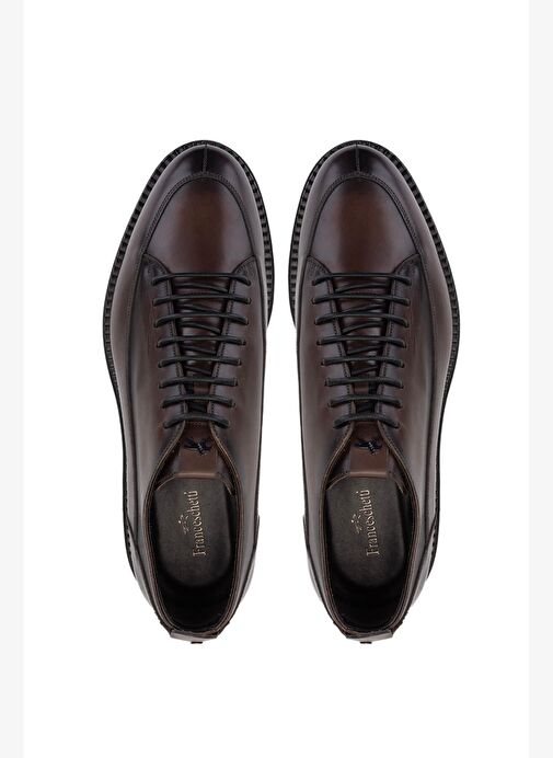 Franceschetti Erkek Hakiki Deri Kahverengi Casual Ayakkabı - Görsel 6