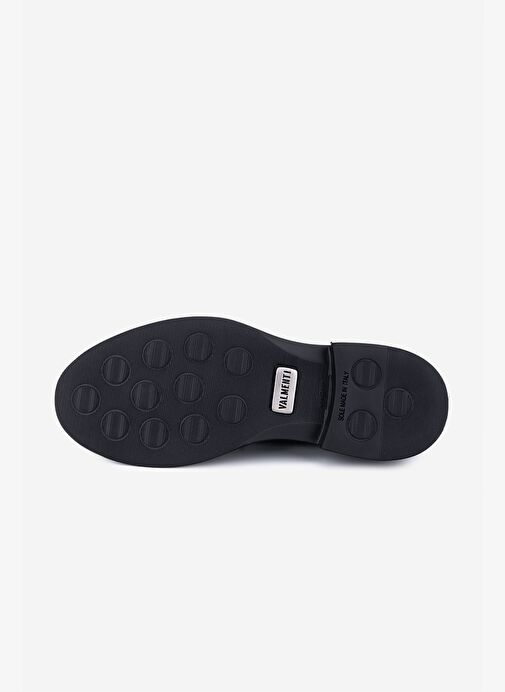 Valmenti Erkek Hakiki Deri Siyah Açma Klasik Ayakkabı - Görsel 5