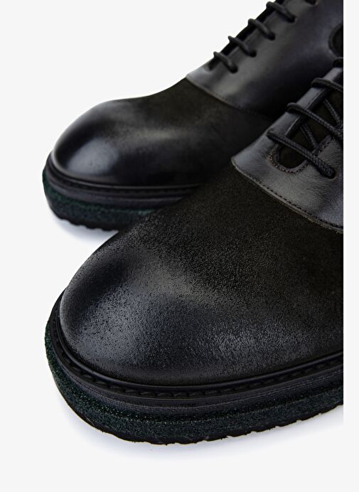 Valmenti Erkek Hakiki Deri Haki Casual Ayakkabı - Görsel 4