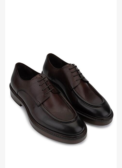 Tamer Tanca Erkek Hakiki Deri Kahverengi Casual Ayakkabı - Görsel 3